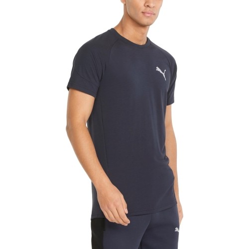 Puma Marškinėliai Vyrams Evostripe Tee Navy 847394 43