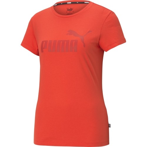 Puma Palaidinė Moterims Ess Logo Tee Red