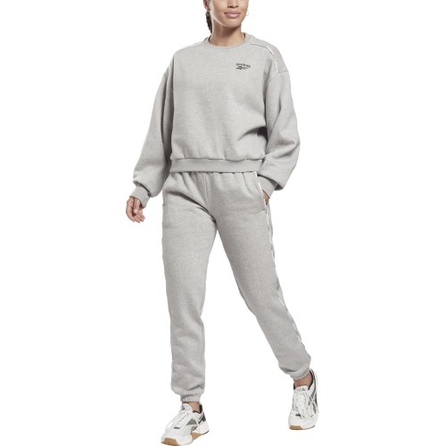 Reebok Sportinis Kostiumas Moterims Piping Pack Tracksuit Grey HB4025