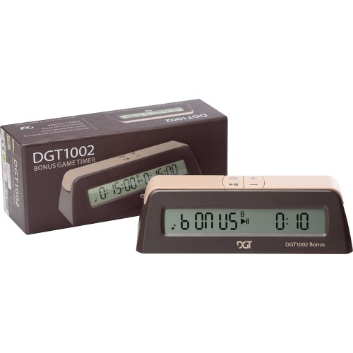 DGT 1002 Digital chess clock bonus timer