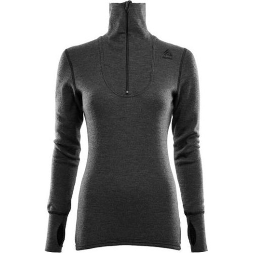 Women's Jumper With Zipper Aclima DW Maren, Jet Black, S Size