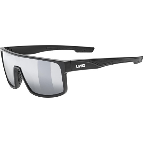 Akiniai Uvex LGL 51 black matt / mirror silver