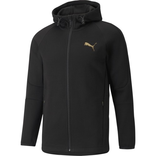 Puma Džemperis Vyrams Evostripe Fz Hoodie Black