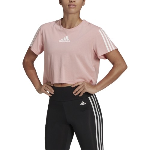 Adidas Palaidinė Moterims W Tc Crop Tee Pink HD9353