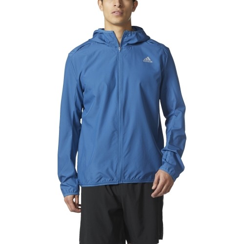 Adidas Striukė Response Hooded Wind Jacket Blue