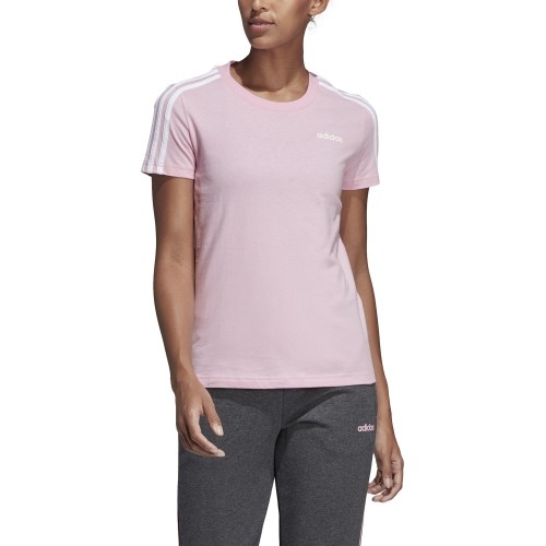 Adidas Palaidinė W E 3S Slim Tee Pink