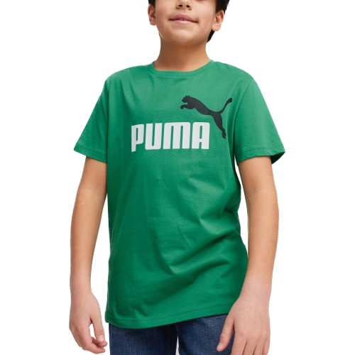 Puma Marškinėliai Paaugliams Ess+ 2 Col Logo Tee Green 586985 76