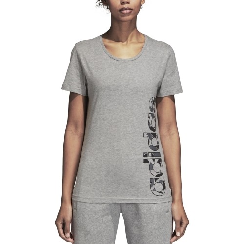 Adidas Palaidinė AOP Linear Tee Grey Heather