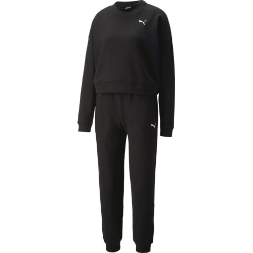 Puma Sportinis Kostiumas Moterims Loungewear Suit Black 673702 01