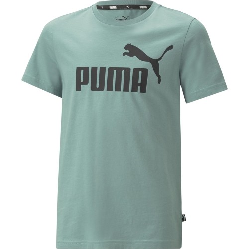 Puma Marškinėliai Paaugliams Ess Logo Tee Green 586960 84