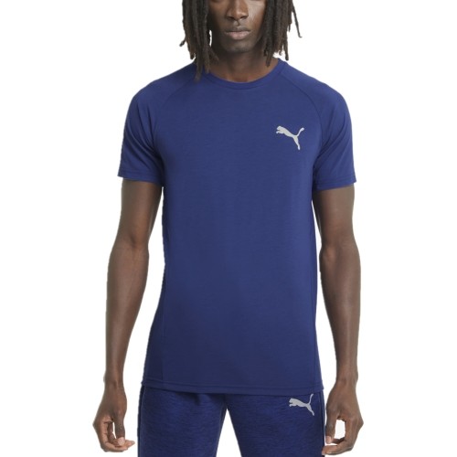 Puma Marškinėliai Vyrams Evostripe Tee Ele Blue