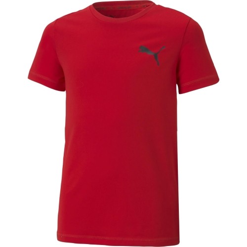 Puma Marškinėliai Paaugliams Active Small Logo Red 586980 11