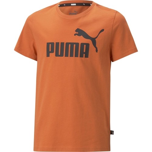 Puma Marškinėliai Paaugliams Ess Logo Tee Orange 586960 94