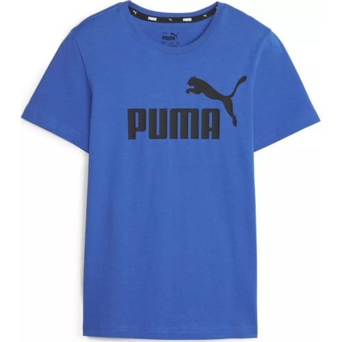 Puma Marškinėliai Paaugliams Ess Logo Tee Blue 586960 47