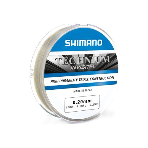 Kołowrotek Shimano Technium Invisitec, 300m, 0,255mm, 6,7kg, szary