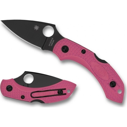 Nóż składany Spyderco C28FPPNS30VBK2 Dragonfly 2 - różowy