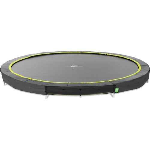 EXIT Silhouette ground sports trampoline ø427cm - black