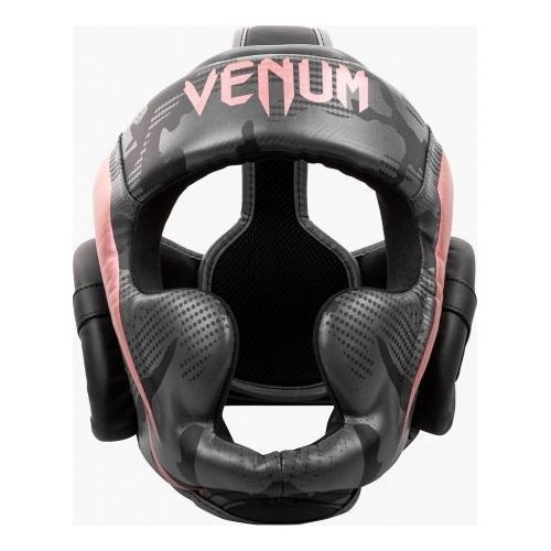 Kask Venum Elite Boxing Helmet - Black/Pink Gold