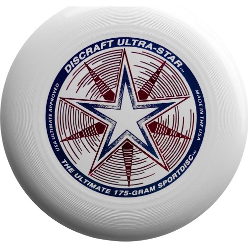 Ultrastar Frisbee Latający dysk 175 g, biały