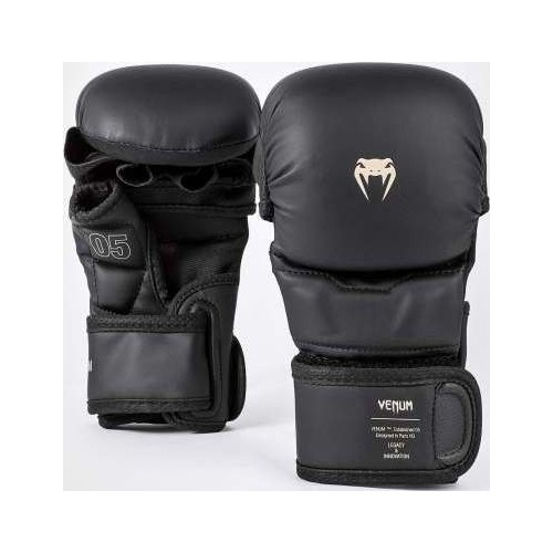 Venum Impact Evo Sparring MMA Gloves - Black