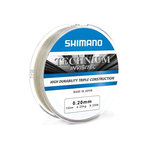 Kołowrotek Shimano Technium Invisitec, 300 m, 0,225 mm, 5,3 kg, szary