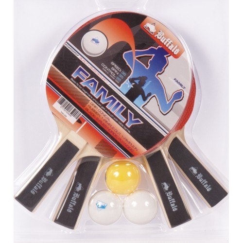 Table Tennis Bat Set Buffalo Family 