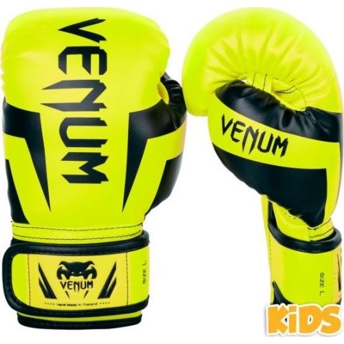 Venum Elite Boxing Gloves Kids - Exclusive - Fluo yellow