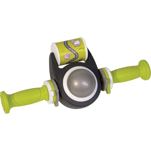 Child Steering Wheel For Front Bicycle Seat QIBBEL, With Toy, Green