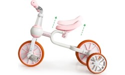 Balance Bike Ecotoys 4in1, with Pedals and Side Wheels
