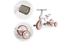 Balance Bike Ecotoys 4in1, with Pedals and Side Wheels