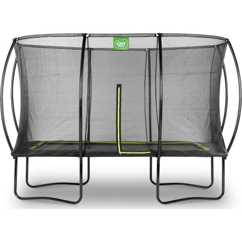 EXIT Silhouette trampoline 244x366cm - black Outdoor Rectangular Coil spring Above ground trampoline