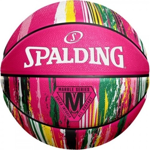 SPALDING MARBLE SERIES™ Pink (rozmiar 6)