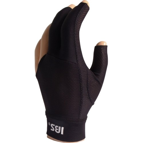 IBS billiard glove Gold Mesh black 1-size