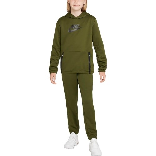 Nike Sportinis Kostiumas Paaugliams U Nsw Tracksuit Poly Khaki DD8552 326