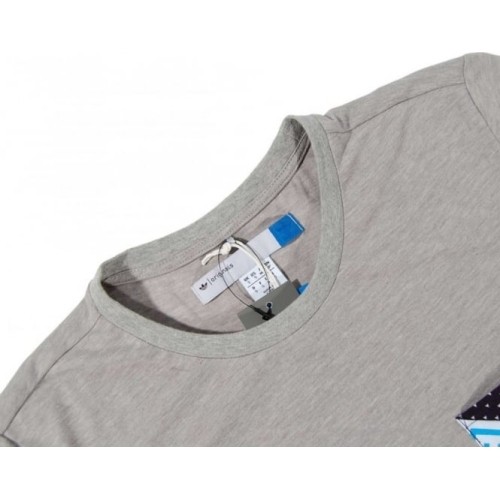 Adidas Originals Marškinėliai Vyrams Patchwork Tee Grey