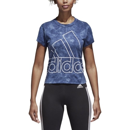 Adidas Palaidinė W Id Slim Tee Blue