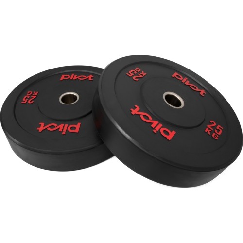 Pivot Fitness Pro Training Bumper Plates 25 kg Set