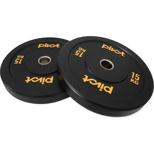 Pivot Fitness Pro Training Bumper Plates 15 kg Set