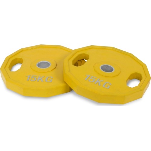 15 kg Rubber Olympic Plate Set