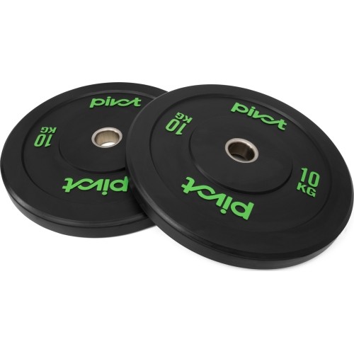 Pivot Fitness Pro Training Bumper Plates 10 kg Set