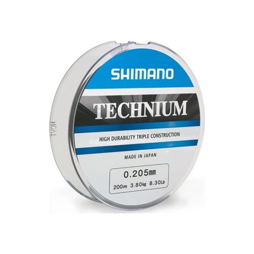 Kołowrotek Shimano Technium, 200m, 0,285mm, 7,5kg, szary