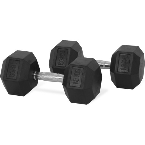 Hastings Hex Dumbbell 18 kg Set