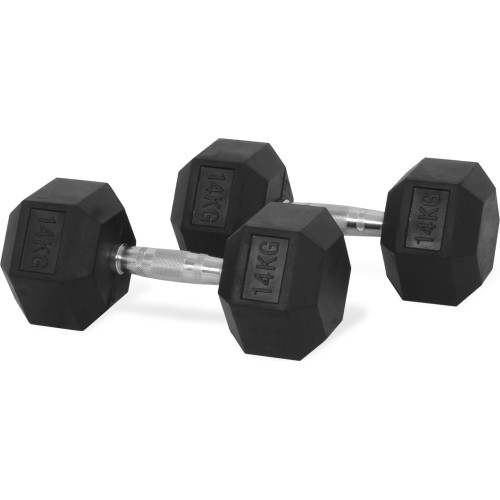 Hastings Hex Dumbbell 14 kg Set