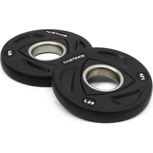 Hastings Pro Rubber Olympic Tri-Grip Plate Set 1.25 kg