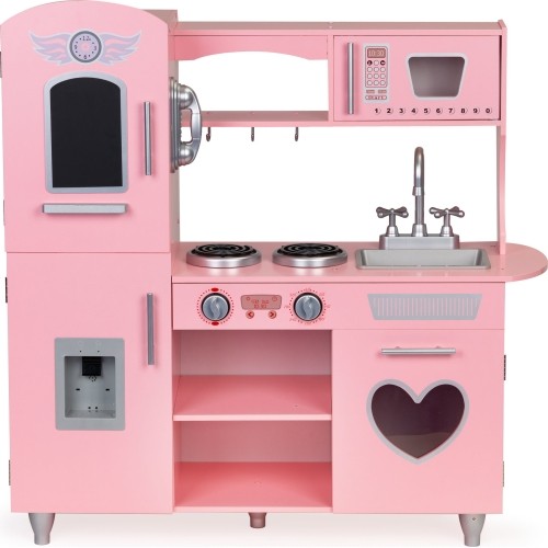 Large Wooden Kitchen For Kids Eco Toys, Sound Effects