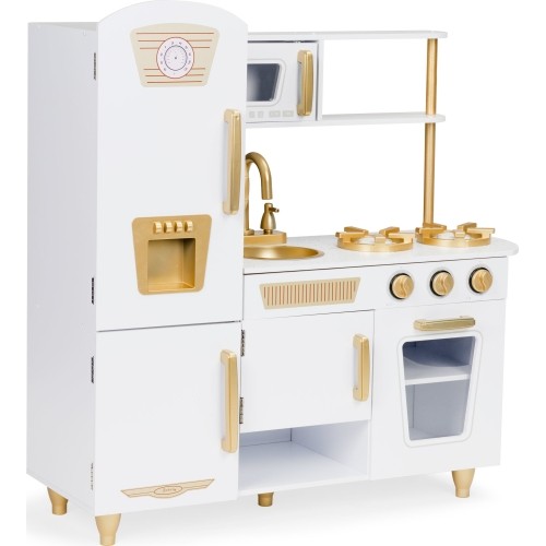 Large Wooden Kitchen For Kids With Accessories Eco Toys