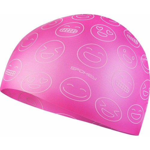 Swimming cap pink Spokey EMOJI