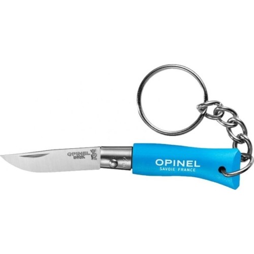 Nóż brelok Opinel Colorama 02 inox grab niebieski