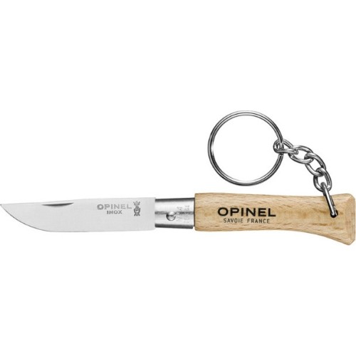 Opinel pocket knife No.4 with key ring