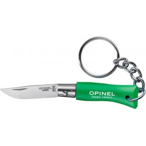 Nóż brelok Opinel Colorama 02 inox grab zielony